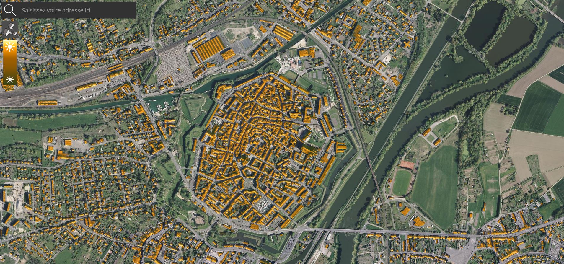 Cadastre solaire - Intégration web